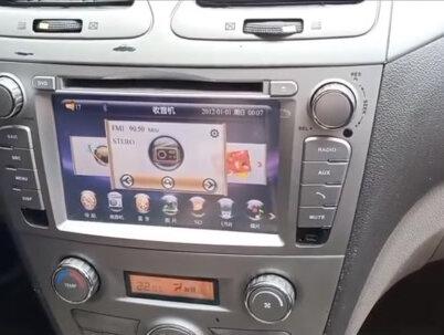 江淮和悦中控拆法以及导航黑屏不开机维修分享