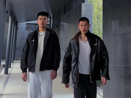 如果在路上撞到我俩 你会怎么做?#190cm #198