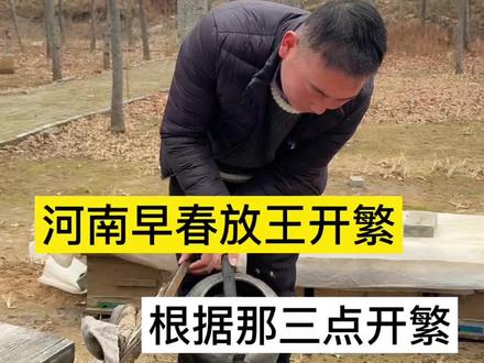 有蜂友问河南啥时间放王开繁 可以根据这三点 外界温度 蜜蜂群势 蜜源植物#养蜂人 #养蜂技术分享 #蜜蜂养殖