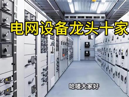 电网设备龙头大揭秘!这10家公司才是真正的能源心脏。#电网设备#思源电气#亨通光电
