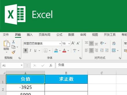 excel小技巧:负数变成正数,升职加薪系列#excel技巧 #office办公技巧 #电脑基础表格教程