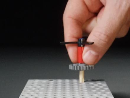 无聊的乐高齿轮链条装置#乐高 #无聊 #齿轮 #链条