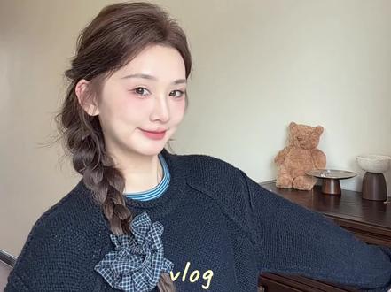 158/52公卫人扎韩系侧麻花辫吃烤肉的一天 #vlog #发型教程 #侧麻花辫 #内容启发搜索