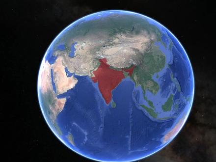 果然,从地理条件看,印度的高温不是偶然 #地理 #地图 #卫星地图