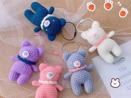 翘臀小熊教程①#手工编织 #钩针编织