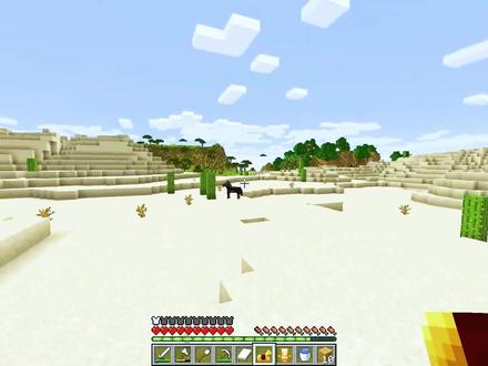 我的世界:小米蕉与抓捕者!她能否在不死情况下打败末影龙(下)