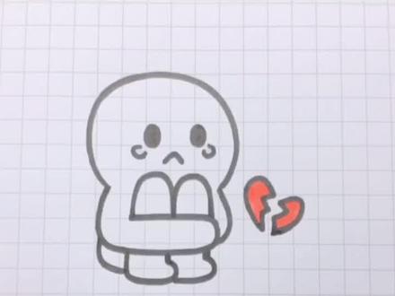 15秒教你简笔画委屈表情包,一看就会!