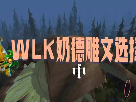 巫妖王WLK奶德80级雕文选择#魔兽世界怀旧服 中#我们比你们多一个世界 #魔兽世界tbc @抖音小助手 @DOU+小助手