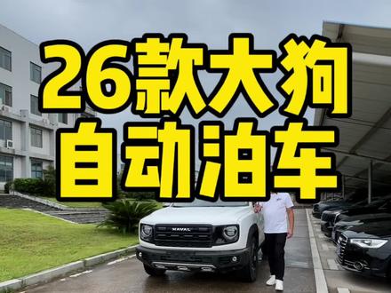 大狗自动泊车#城市越野双标杆 #每天一个用车知识