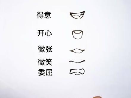 这样画嘴巴可太简单了#简笔画 #画画#动漫 #画嘴巴