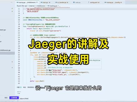 Jaeger的讲解及实战使用
#云原生#运维#程序员#Jaeger