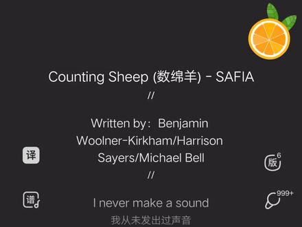 #每日推荐音乐 #屏幕录制 《Counting Sheep》