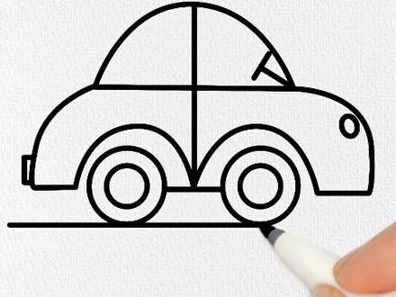 小汽车简笔画,用加号和M画小汽车这样画简单又好看,快来教宝宝一起画吧#简笔画 #汽车 #画画 #五一 #星河知识计划 #渊博文化星 @抖音青少年 @DOU+小助手