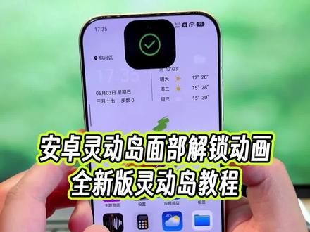 安卓灵动岛全新升级版的人脸解锁动画居然这么丝滑?详细教程来了#玩机技巧 #安卓灵动岛 #安卓灵动岛教程 #灵动岛教程