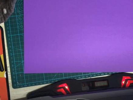 #立体书 制作技巧: 对折