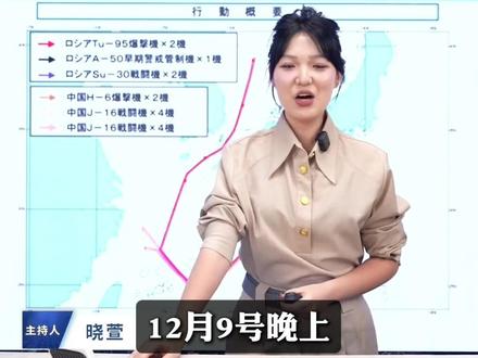 【直播片段】中俄联合巡航直逼东京