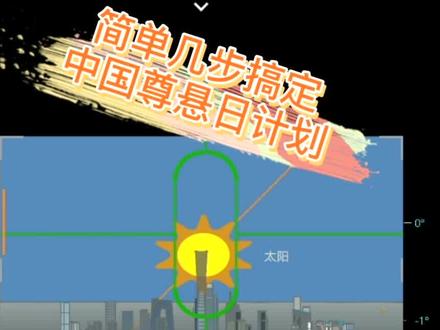 巧摄安卓新版本有了现成的模型,如果你还不会计划悬日,实在说不过去。这一期是最简单的情况 - 已知机位拍悬日