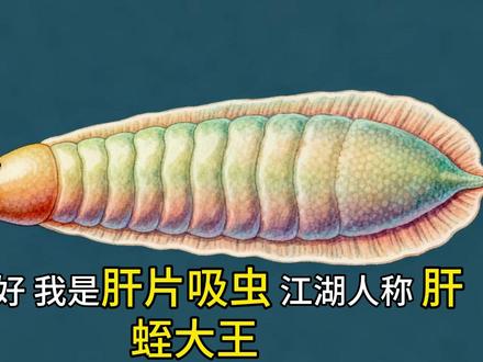 肝片吸虫 人称“肝蛭大王”,不吸血,专吃肝胆管的上皮细胞,常寄生在牛羊肝脏。#寄生虫 #科普 #微生物 #畜牧养殖 #卫生