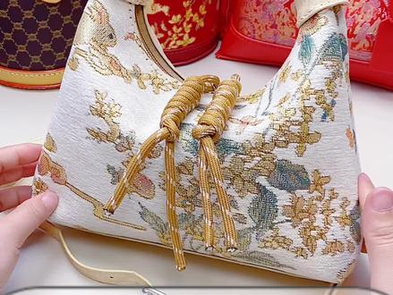 新中式国风手提单肩斜挎包 #手工包包缝制教程 #亲手做的#手工礼物 #手作diy