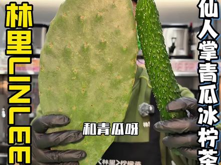 林里LINLEE愚人节新品 都去冲这杯仙人掌青瓜冰柠茶!巨巨巨清爽!真的超好喝!#林里LINLEE #今天林里包你好奇 #林里仙人掌青瓜冰柠茶 #林里保密发货鸭 #被官方确诊为年度老吃家
