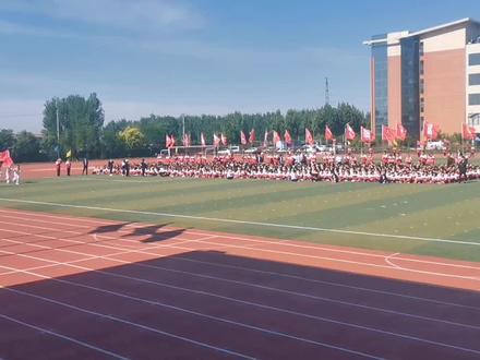 2021年莘县翰林学校夏季运动会舞旗节目表演