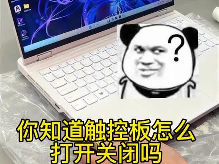 你知道触控板怎么打开和关闭吗#哑巴不许当设计师 #天禧AI一体多端