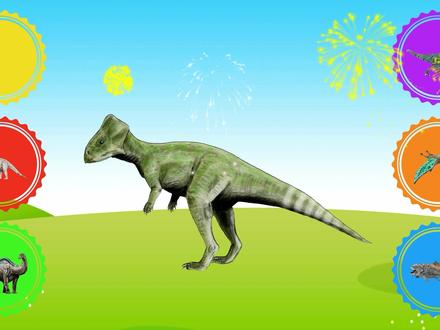 认识雅角龙,星牙龙,角鼻龙等恐龙 #宝宝车辆认知 #幼儿教育 #原创作品 #早教 #恐龙动画 #雅角龙