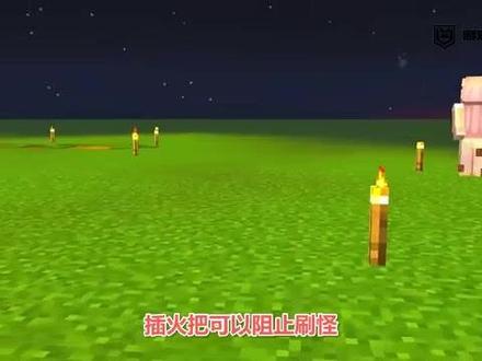 我的世界,怎么知道火把是否挺全呢 #游戏日常