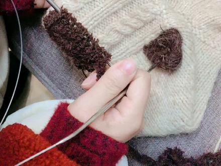 小熊外套耳朵织法#原创作品 #和线宝一起走进美好的编织世界