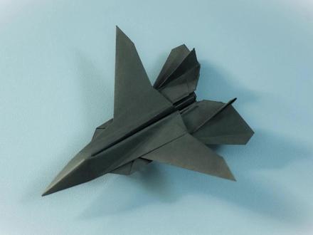 史上最帅的折纸战斗机之一!破空之刃隐身战机全细节教程 #纸飞机 #手工折纸 #仿真纸飞机 #童年的纸飞机