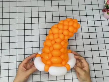 万圣节🎃小女巫帽子来了,喜欢的小伙伴们学起来吧#气球教程 #网红波波球 #手工diy #宝妈副业 #手把手教学