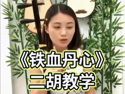 《铁血丹心》二胡教学#院学国乐二胡公开课 #二胡教学