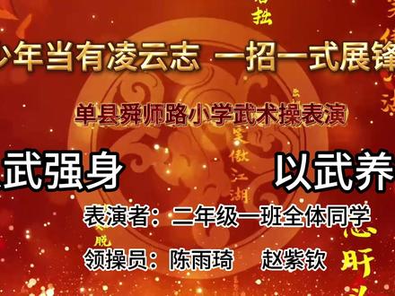 精忠报国武术操#武术