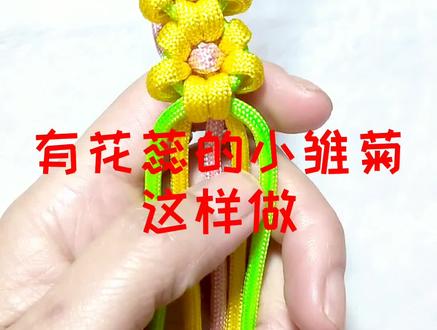 全网都在找的小雏菊 在这里#编绳教程