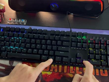 #惠普GK100F惠普GK100F灯光怎么设置 #机械键盘 #游戏键盘 #全键无冲 #青轴键盘