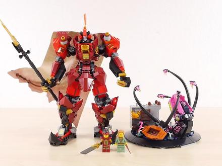 乐高71846幻影忍者烈焰骑士拼搭 #乐高积木