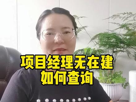 如何查询项目经理是否有在建?@抖音小助手 #招投标 #招投标培训 #无双招投标