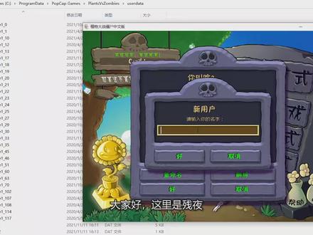 PVZ存档又被亲戚家小孩动了?别急,残夜带你解决所有存档问题!