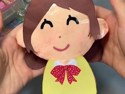 模拟爆改插画小人#手工 #创意diy#花知晓 #花知晓腮红