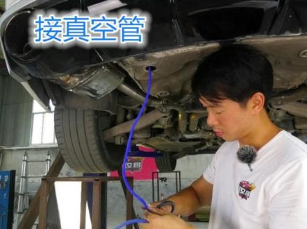 教你接排气阀门控制器的真空管 #汽车排气 #汽车排气改装 #汽车改装 #汽车改装升级