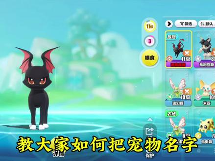 如何把宠物名字改成其他颜色! #蛋仔神奇艾比 #蛋仔派对