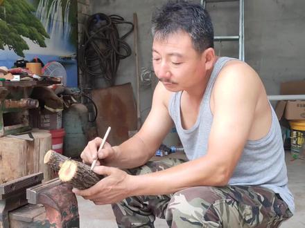 这才是做弓人,任意原杈树枝做成胖飞虎弓,看完后相信你会点赞的