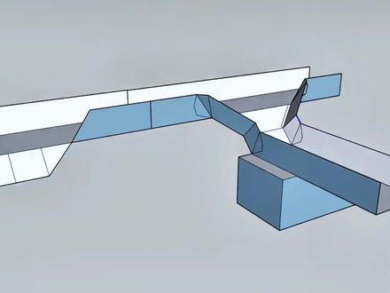 斜下45度三通,起弯点计算
