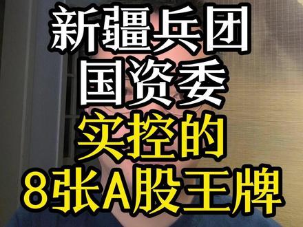 新疆兵团国资委实控的新疆上市企业 #新疆 #投资