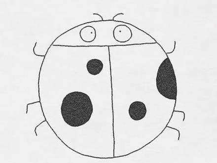 七星瓢虫简笔画 #简笔画 #儿童简笔画 #画画教程 #亲子互动 #一学就会的简笔画