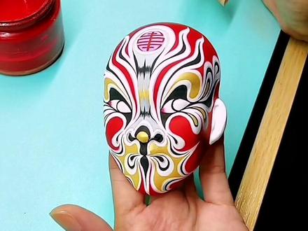 #手艺人 教你们画脸谱,都是干货!