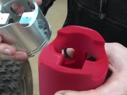 3D打印的塑料活塞能用多久? #发动机 #3d打印 #diy