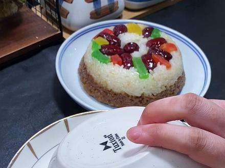 年夜饭蒸碗甜饭,用这个方法做出来不夹生,软糯香甜,大人小孩都喜欢吃,做法也简单#蒸碗甜饭 #陕西美食 #年夜饭 #过年美食