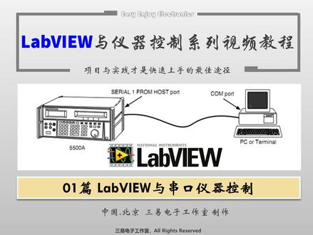 LabVIEW串口通信视频教程--06 串行通讯简介 #labview编程 #串口通讯