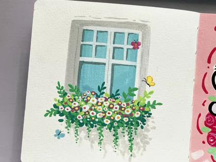 窗台上的春天🌸🦋|丙烯马克笔
🖊️:慕多星丙烯马克笔
📒:12×12
临摹🍠天天爱画画
#春天的气息 #丙烯马克笔涂鸦 #手绘 #零基础学画画 #一看就会